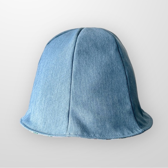 ♻️ Upcycle Summer Bucket Hats Spring Hat Reversible Womens Small Eco-Friendly - Picture 9 of 9